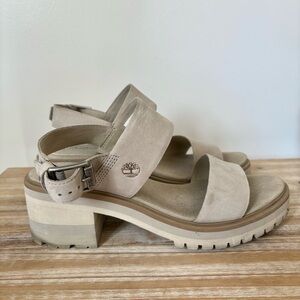 Timberland Beige Heeled Sandals
